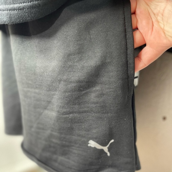 NWT 2 Piece Black Puma Hoodie XLG Shorts Pockets LG Gift Ready Active Wear - Picture 7 of 14